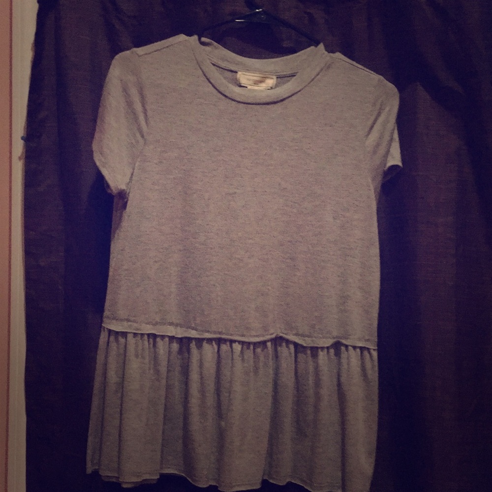 Gray shirt